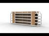 retail shelves 3D model_1