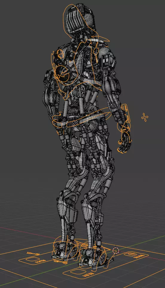 Robot Sci-Fi 3D model_19