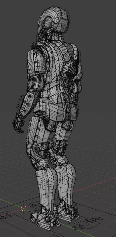 Robot Sci-Fi 3D model_13