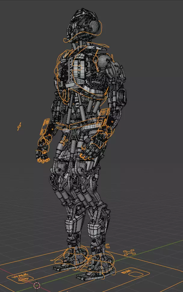 Robot Sci-Fi 3D model_20