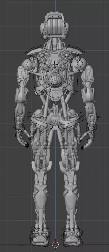 Robot Sci-Fi 3D model_11