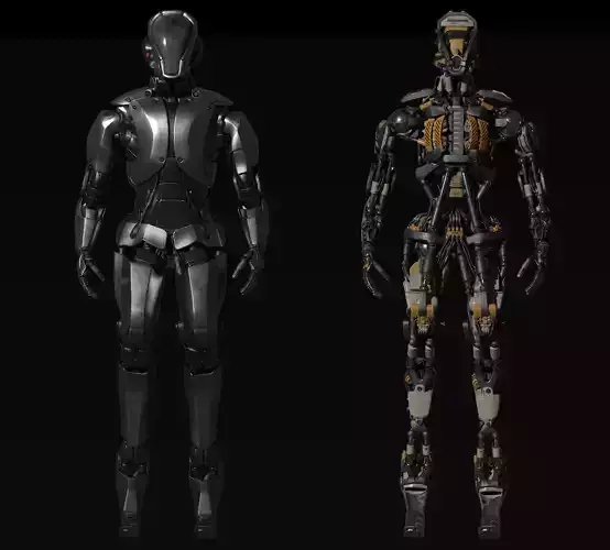 Robot Sci-Fi 3D model Robot Sci-Fi 3D model