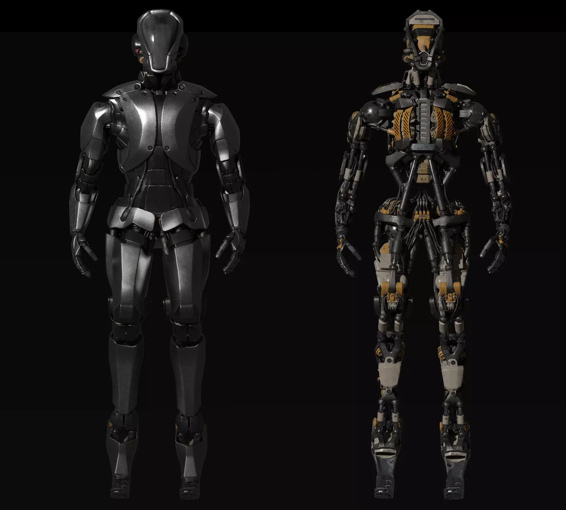 Robot Sci-Fi 3D model_0