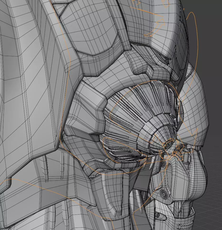 Robot Sci-Fi 3D model_17