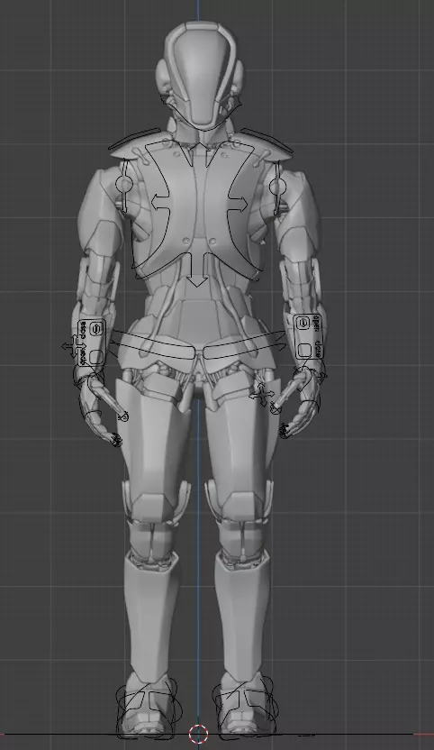 Robot Sci-Fi 3D model_18