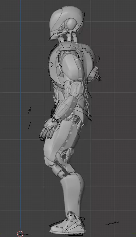 Robot Sci-Fi 3D model_9