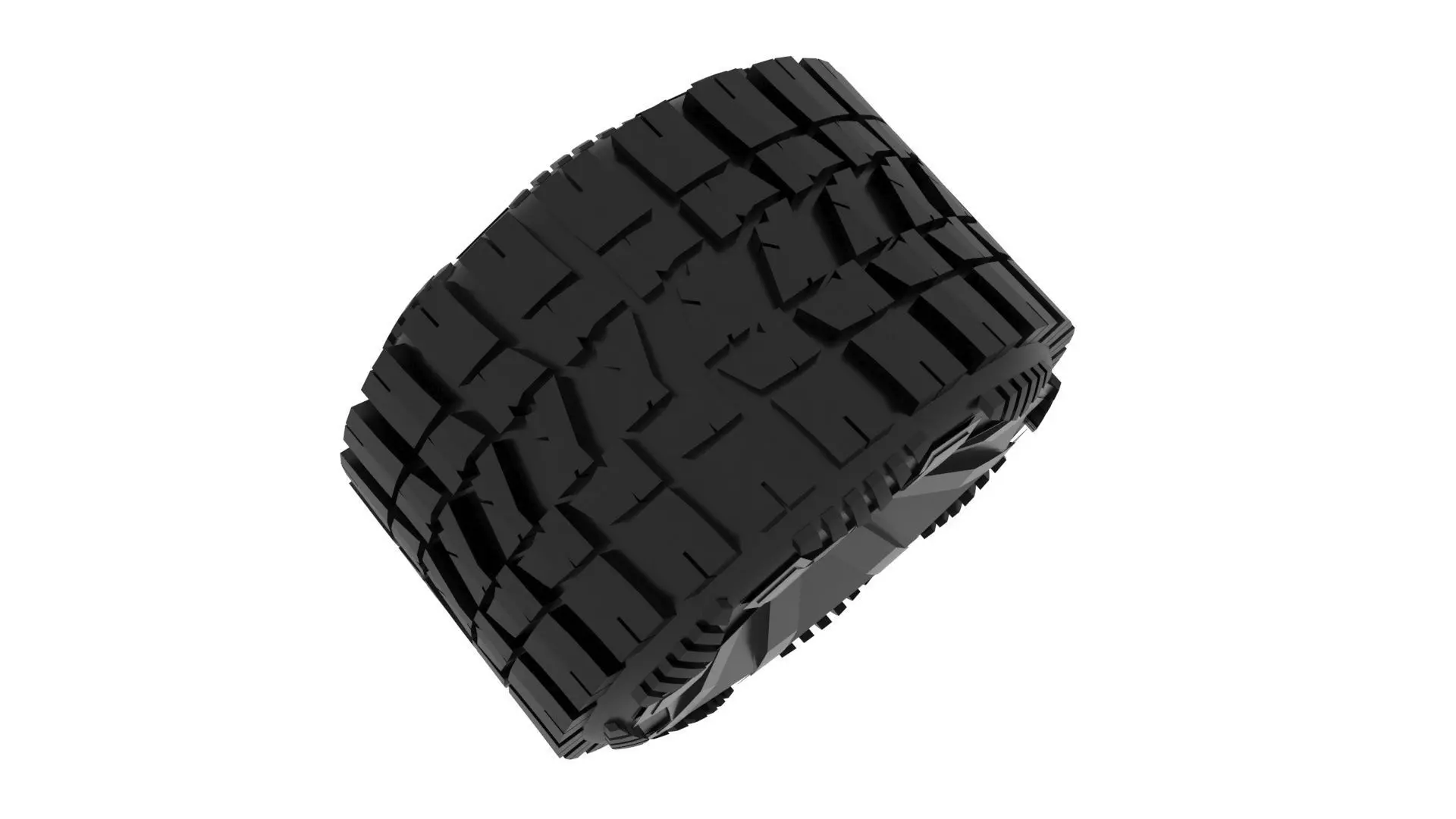 Cybertruck Tire 3D model_14