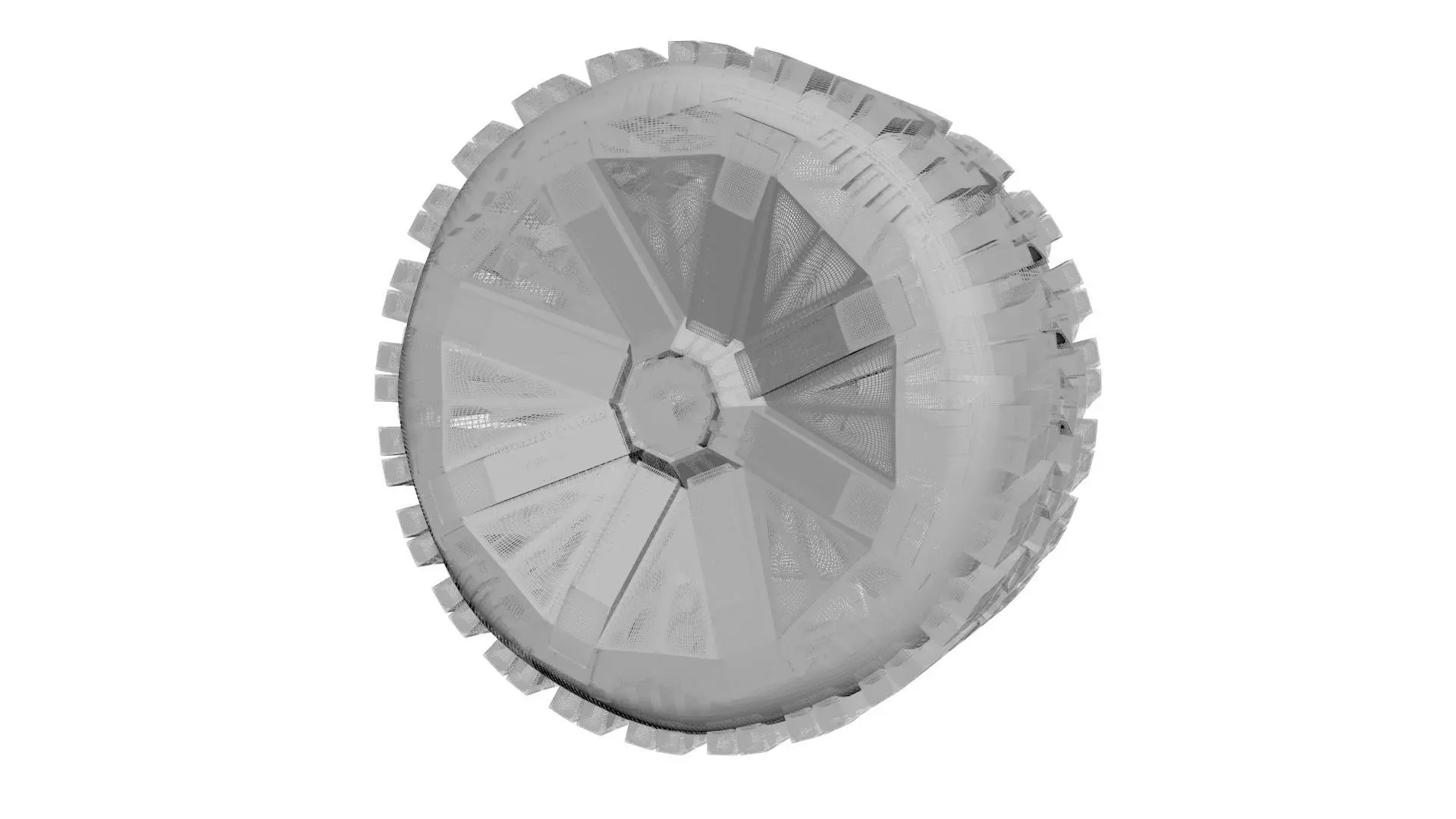 Cybertruck Tire 3D model_21