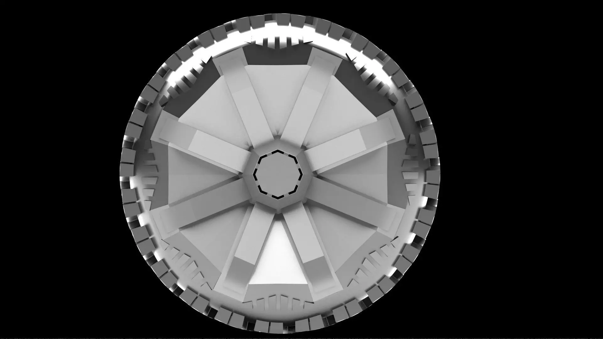 Cybertruck Tire 3D model_7