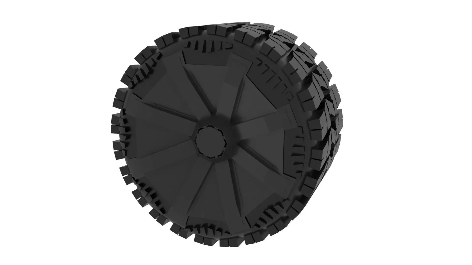 Cybertruck Tire 3D model_15