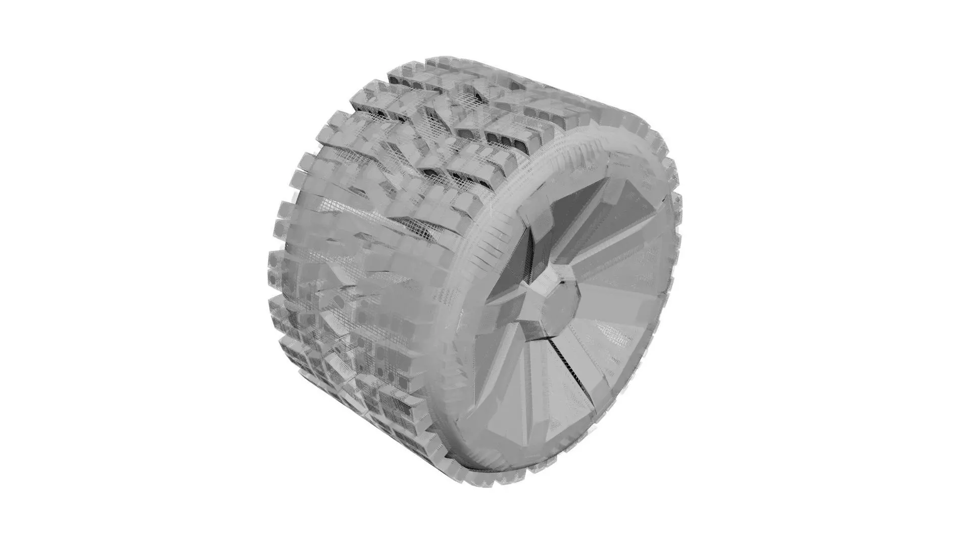 Cybertruck Tire 3D model_25