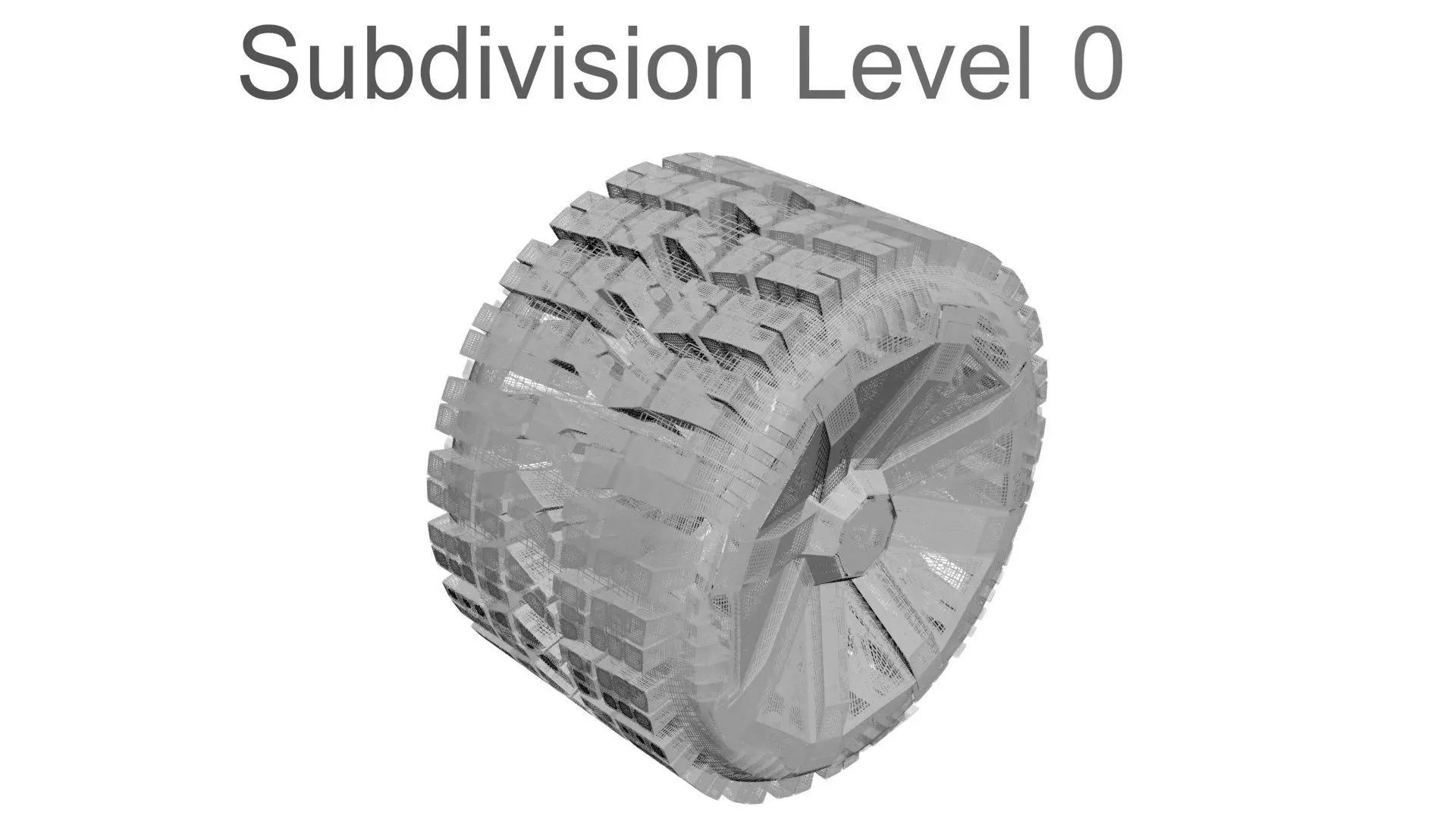 Cybertruck Tire 3D model_30