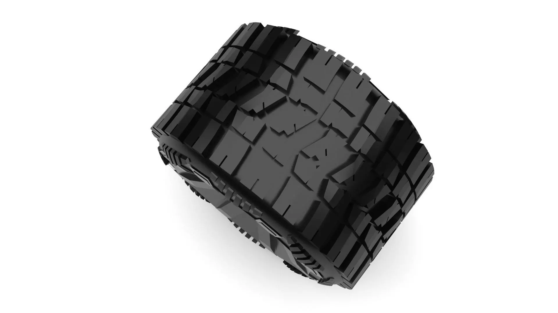Cybertruck Tire 3D model_3