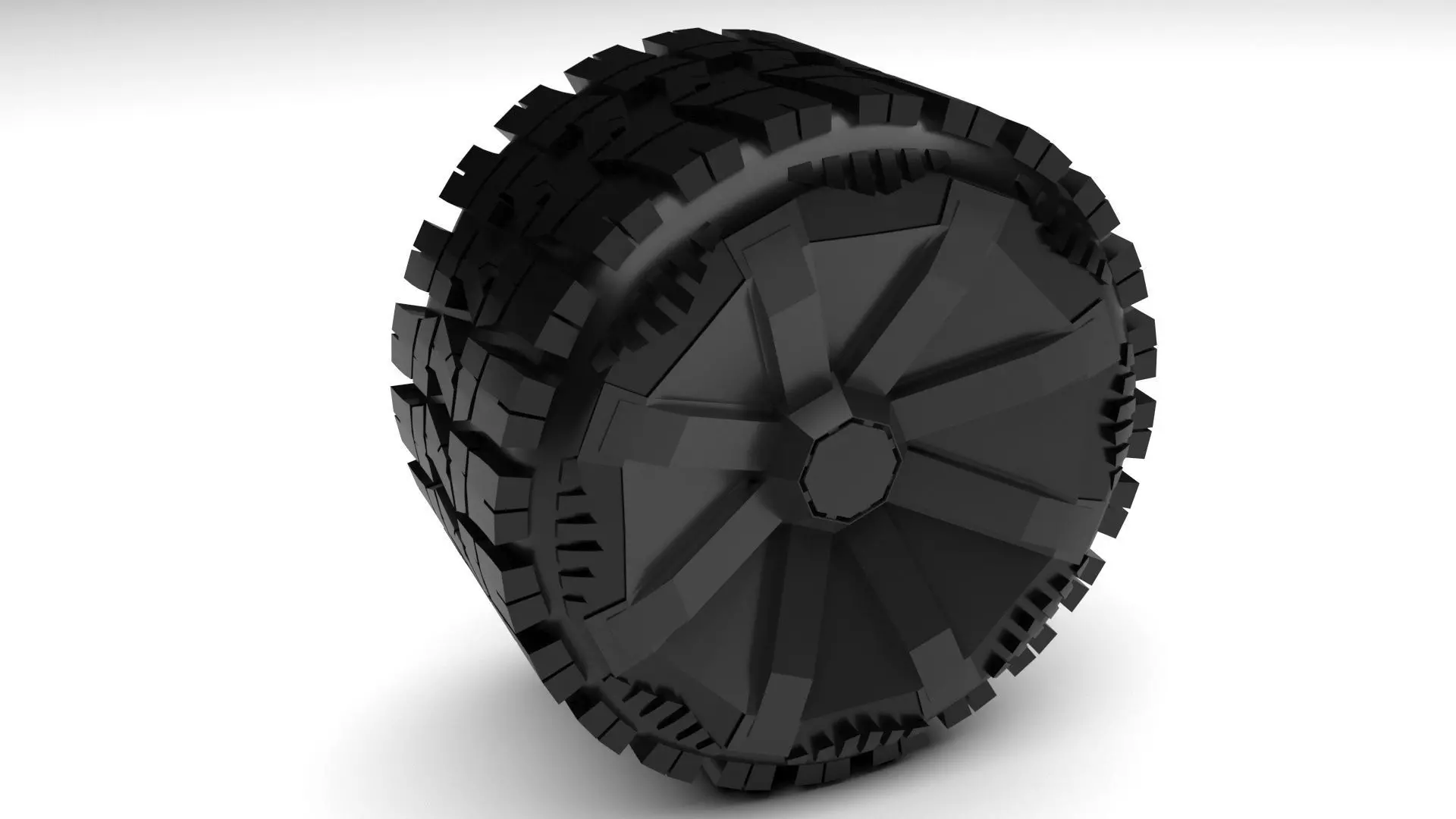 Cybertruck Tire 3D model_6