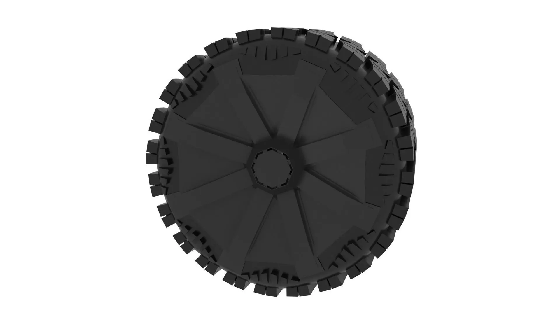 Cybertruck Tire 3D model_12