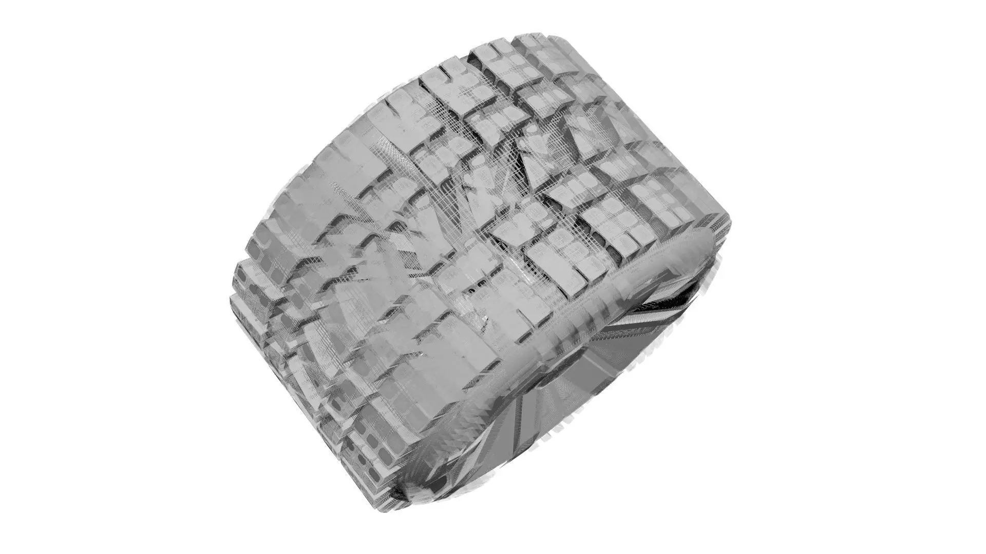 Cybertruck Tire 3D model_22