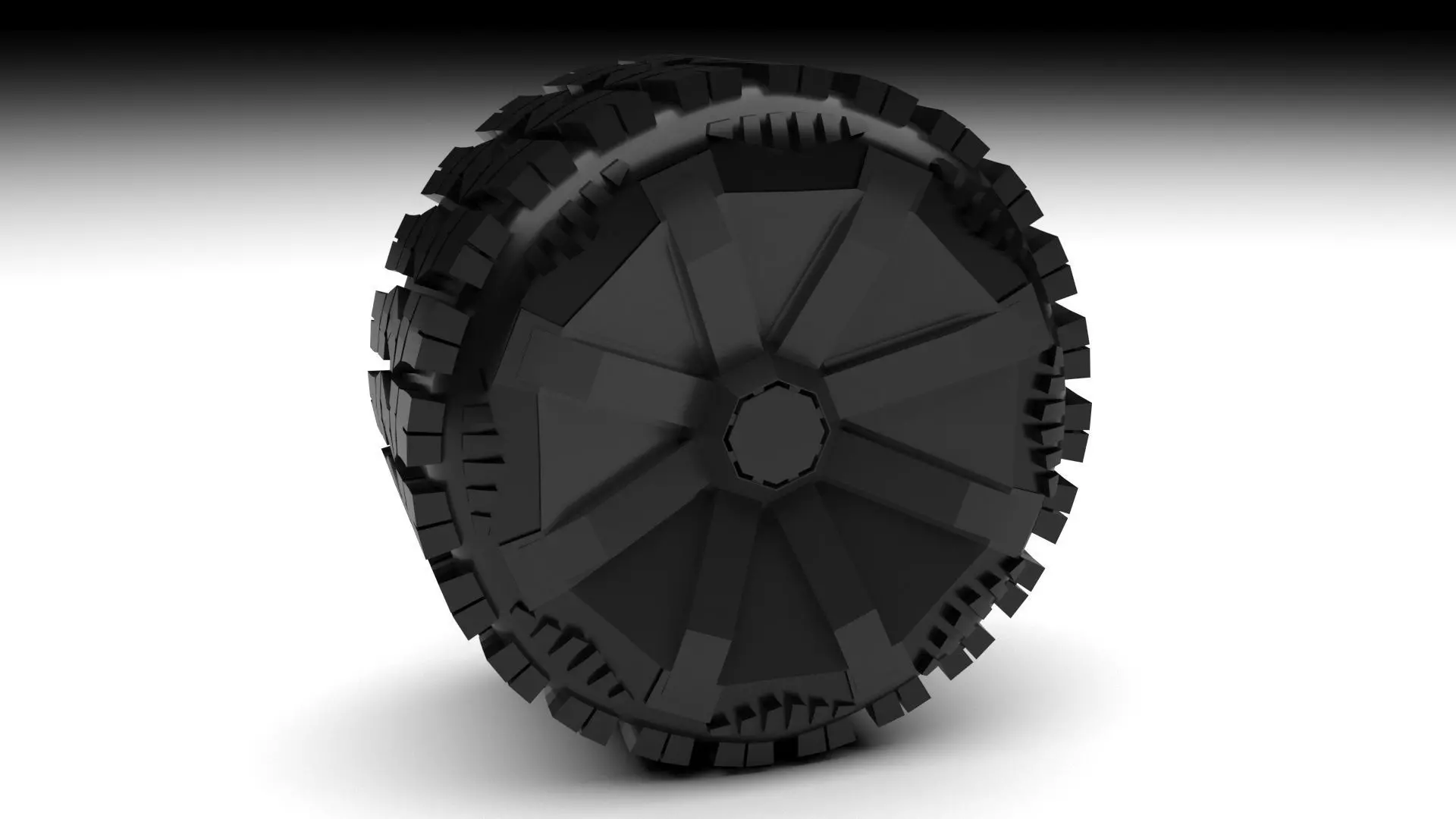Cybertruck Tire 3D model_4
