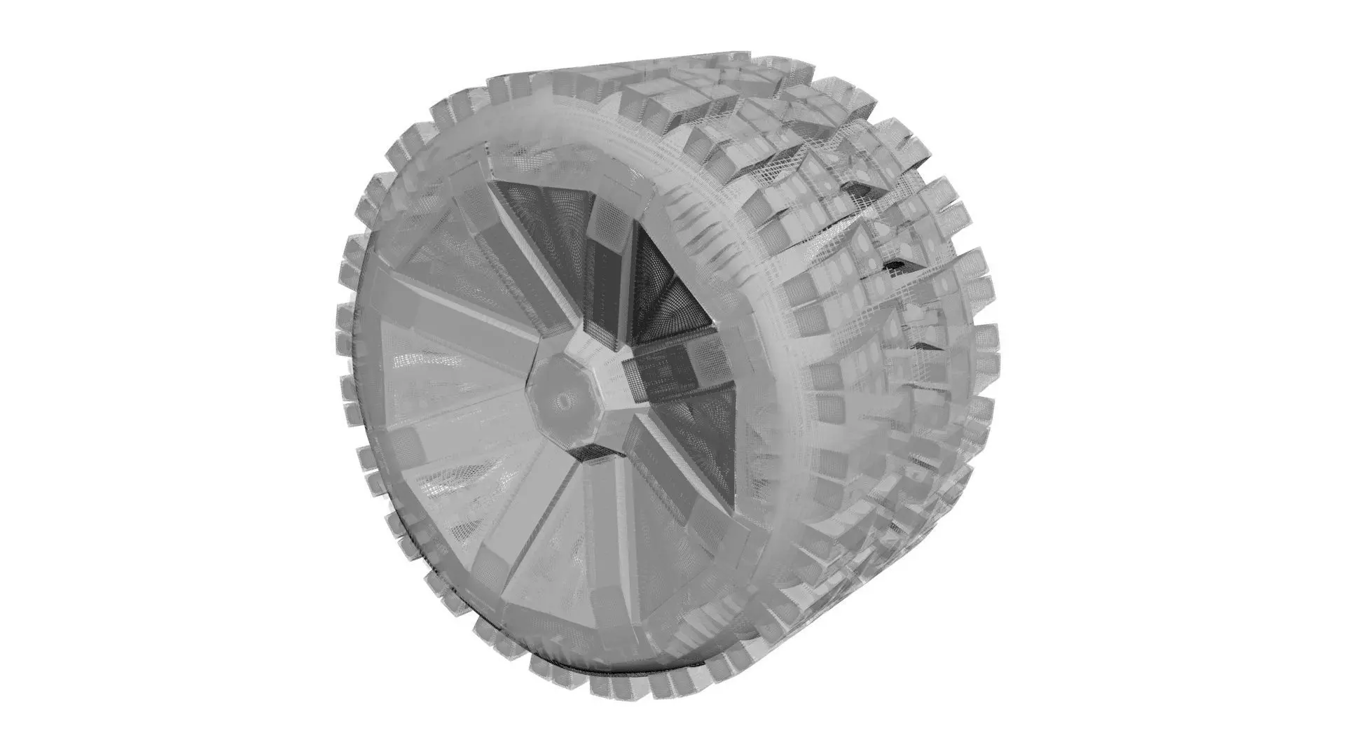 Cybertruck Tire 3D model_23
