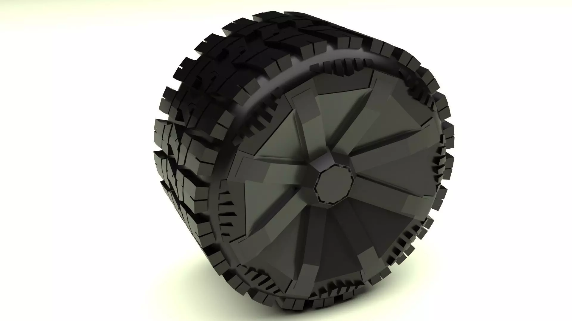 Cybertruck Tire 3D model_8