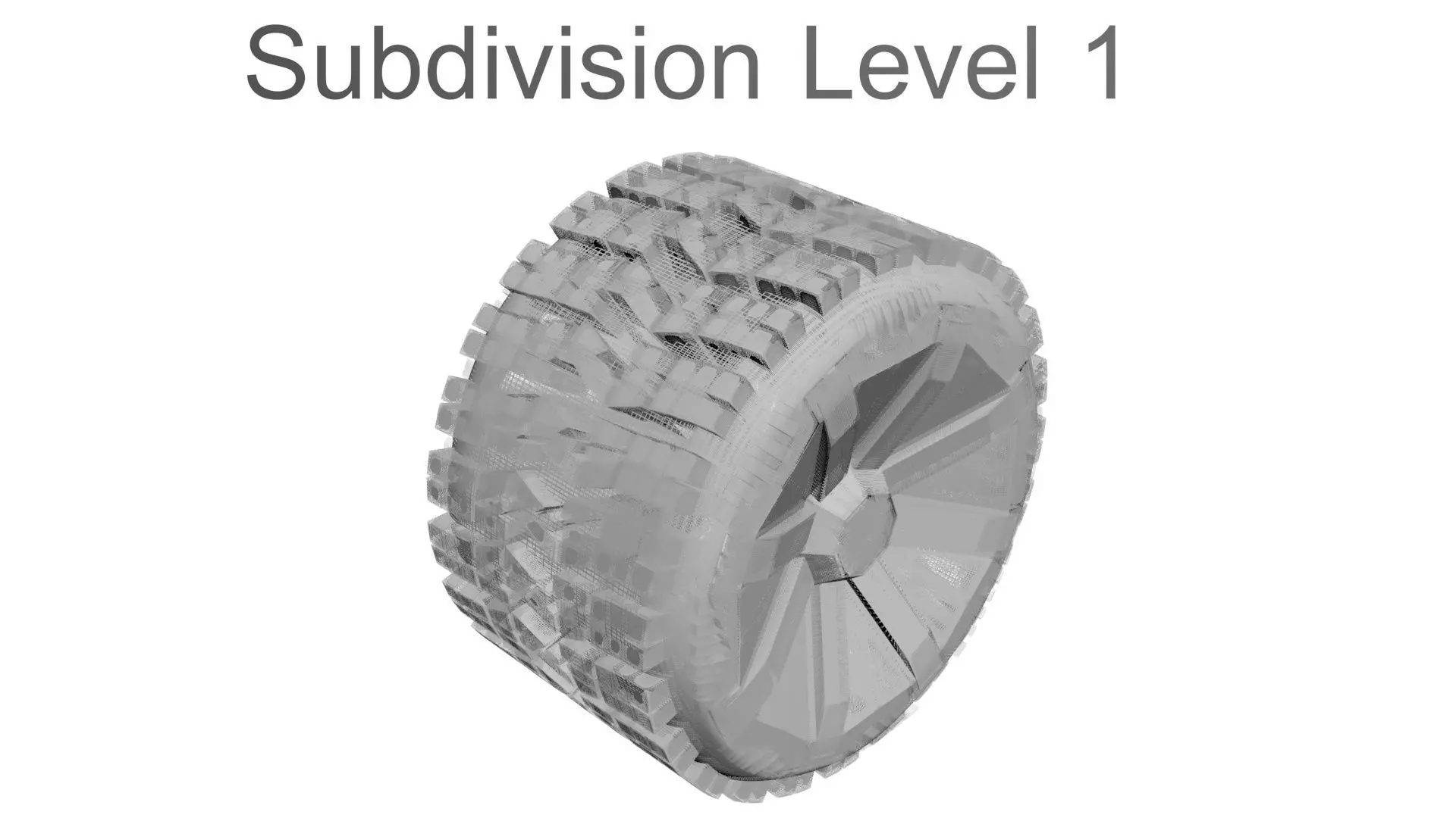 Cybertruck Tire 3D model_29
