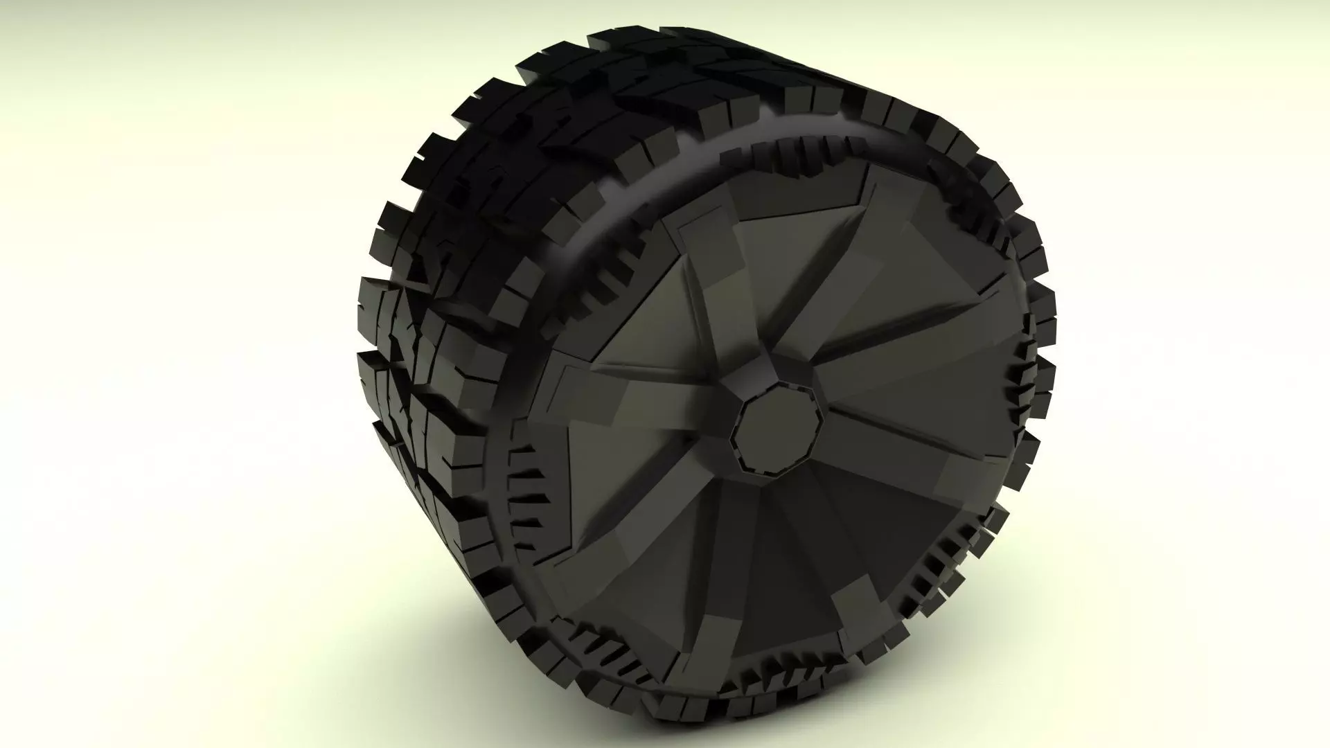 Cybertruck Tire 3D model_9