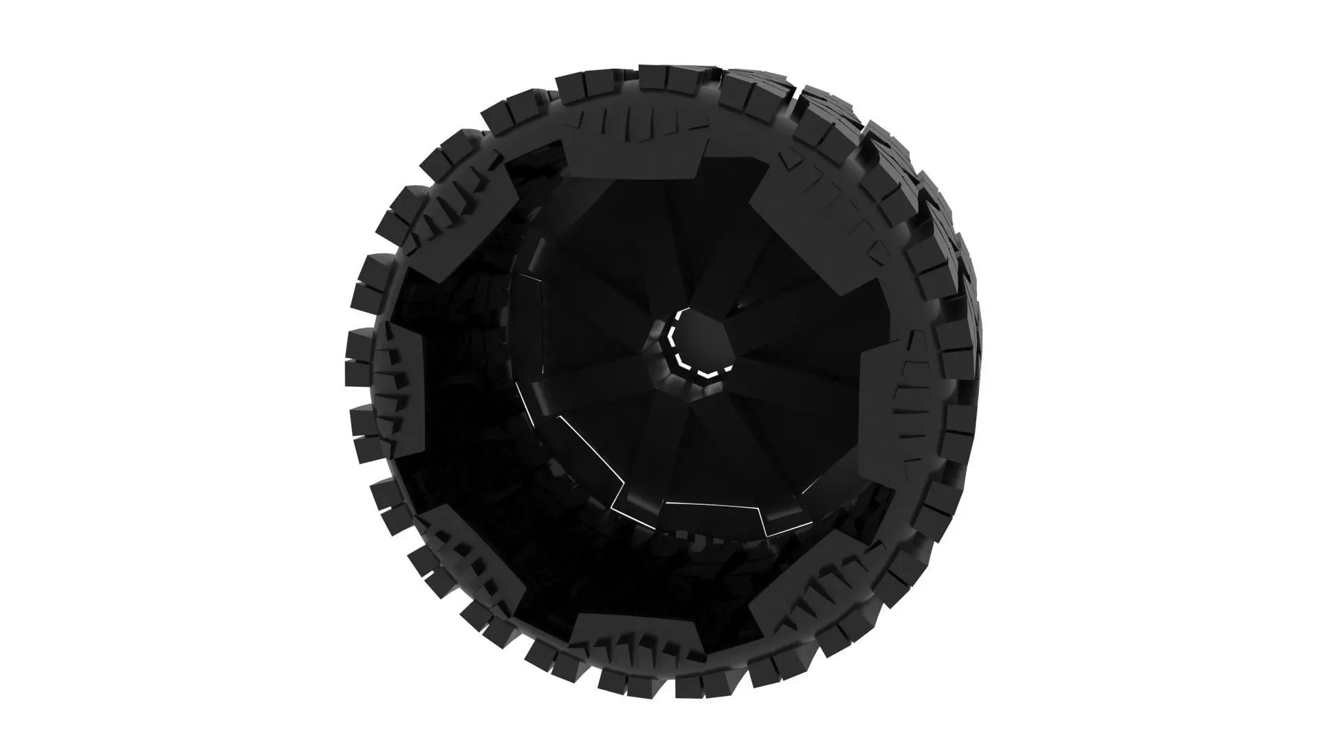 Cybertruck Tire 3D model_13