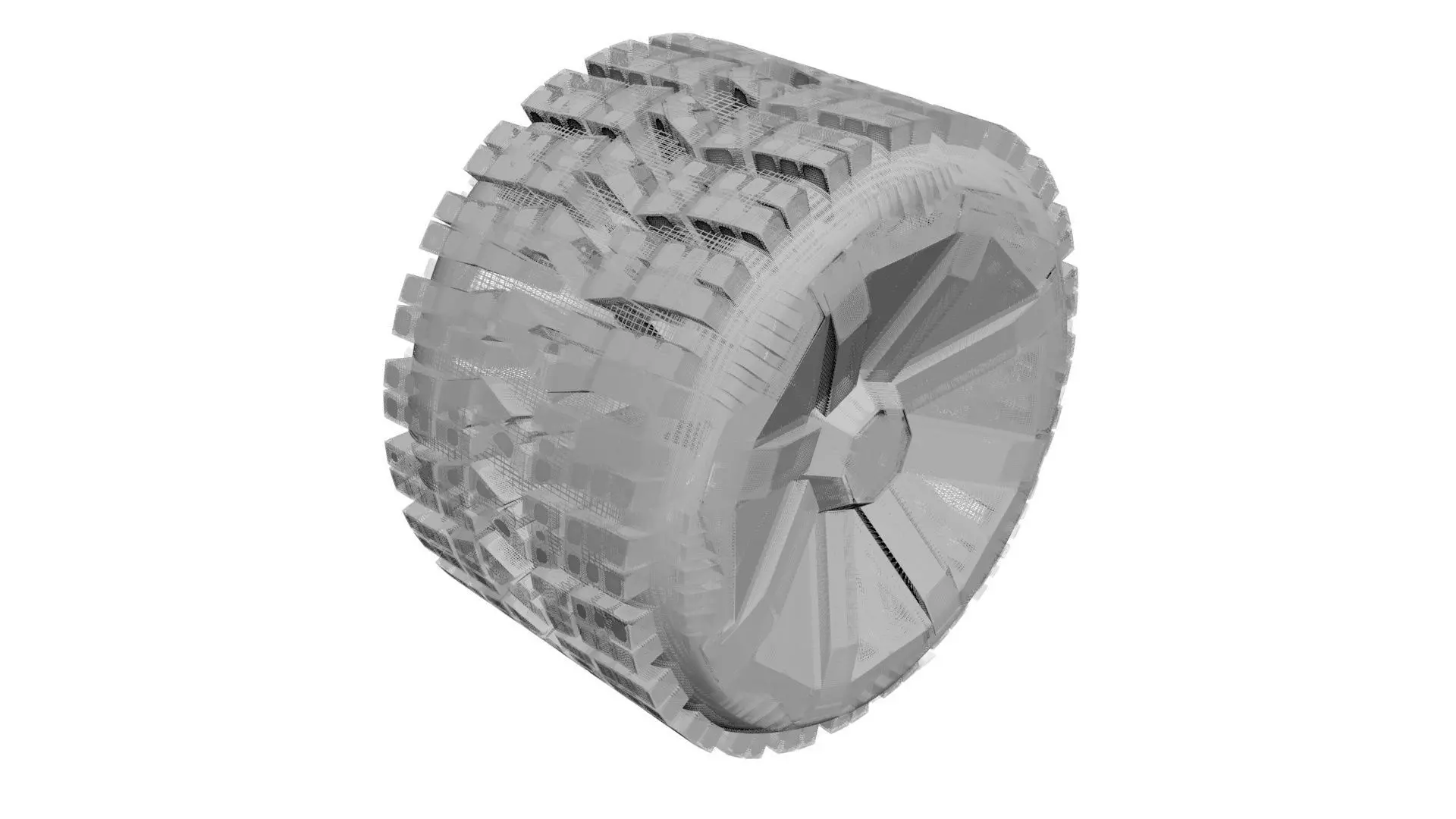 Cybertruck Tire 3D model_20