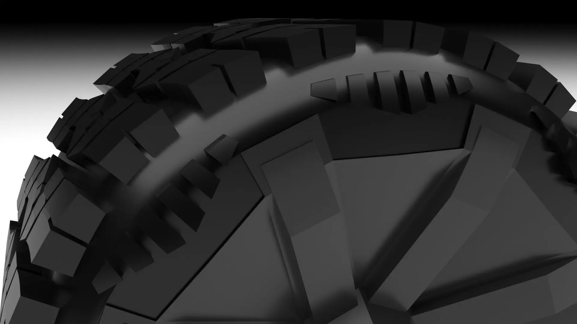 Cybertruck Tire 3D model_2