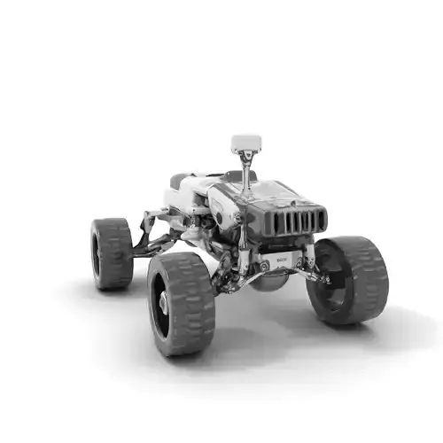 Explorer Rover model pack Low-poly 3D model