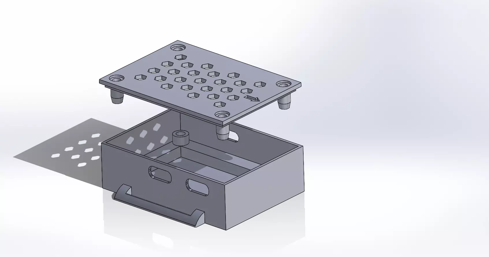 SlimeVR Case for 50x70mm protoboard Free 3D print model