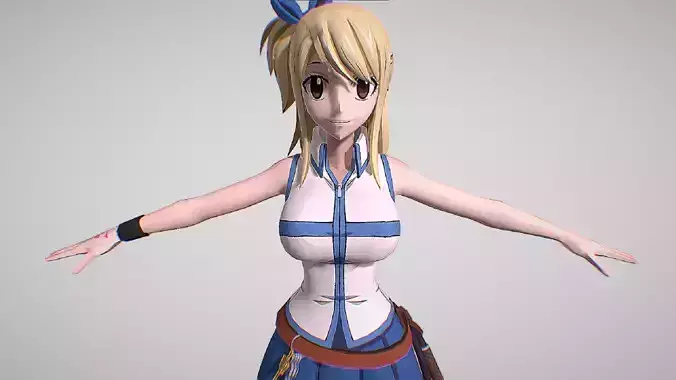 Lucy Heartfilia - Fairy Tail - Fierce Fight