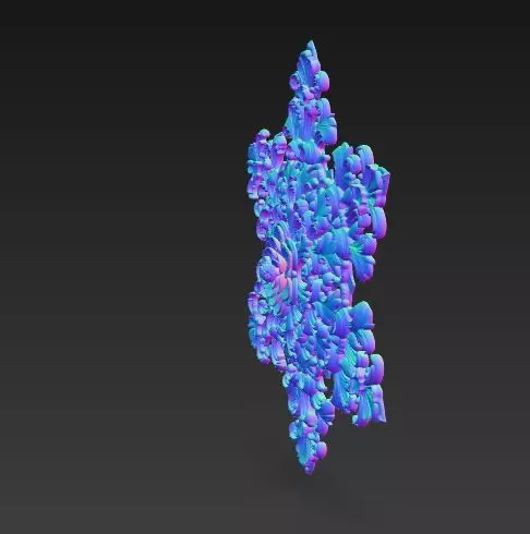 Christmas Star Decorative Medallion 3D Model 3D print model_15