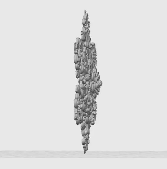 Christmas Star Decorative Medallion 3D Model 3D print model_20