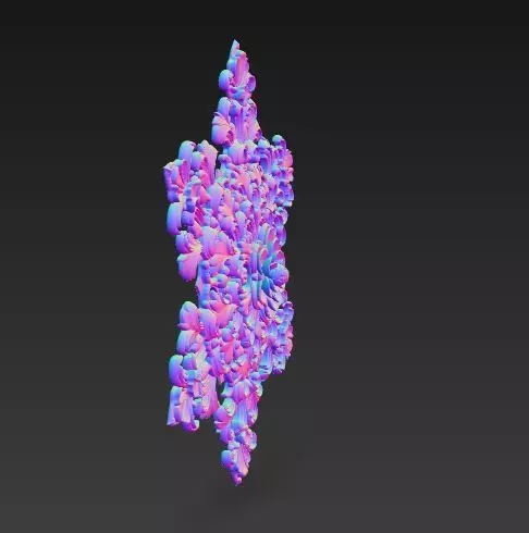 Christmas Star Decorative Medallion 3D Model 3D print model_9