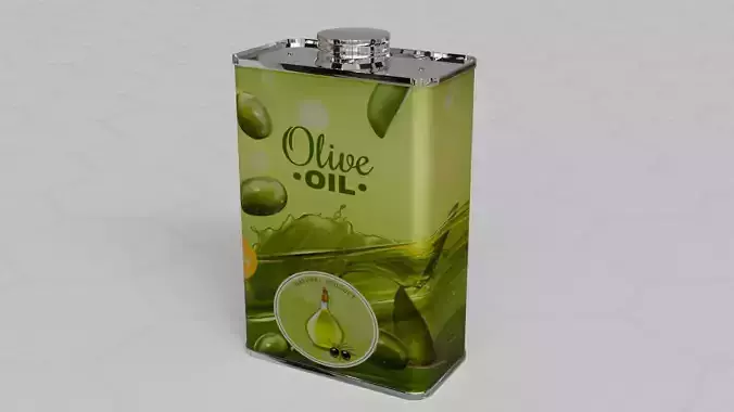 Square Aluminium Oil Tin can