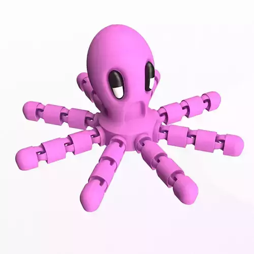 Octopus 02 Cute Flexi Articulated Skeleton