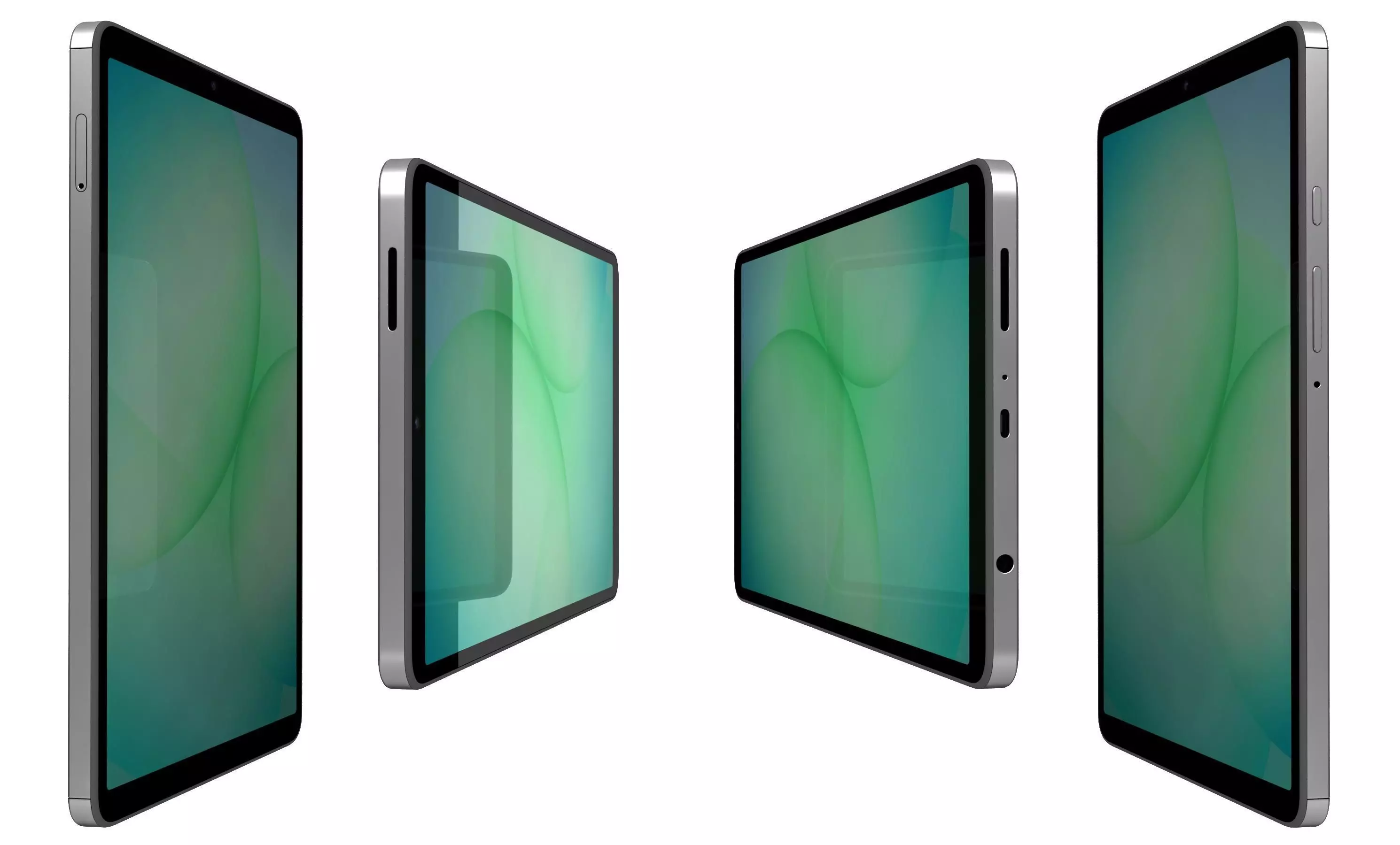 Samsung Galaxy Tab A11 LTE Silver 3D model_1