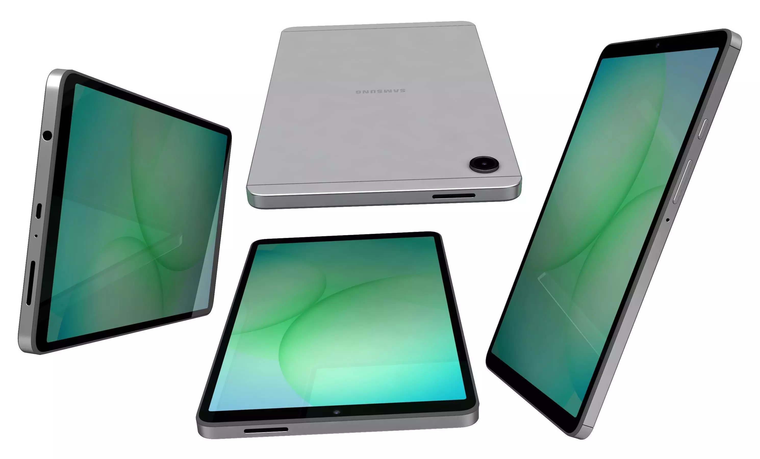 Samsung Galaxy Tab A11 LTE Silver 3D model_8