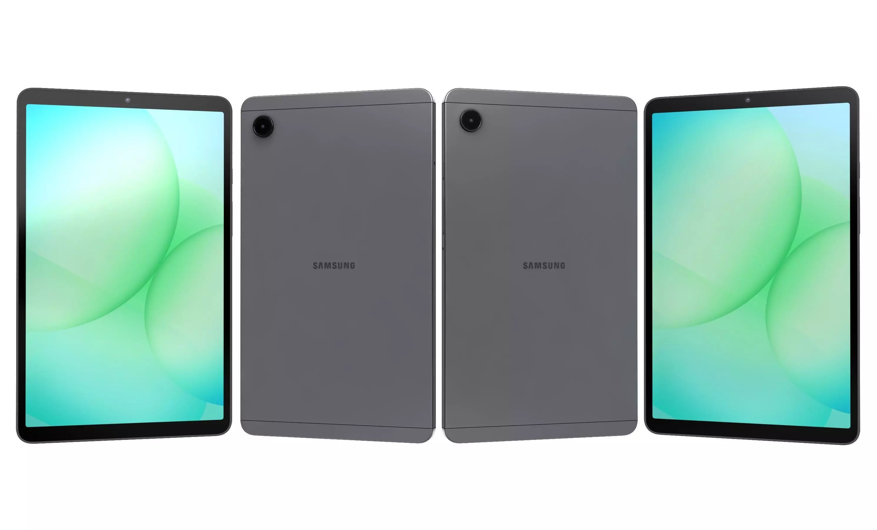 Samsung Galaxy Tab A11 LTE Gray and Silver 3D model_21