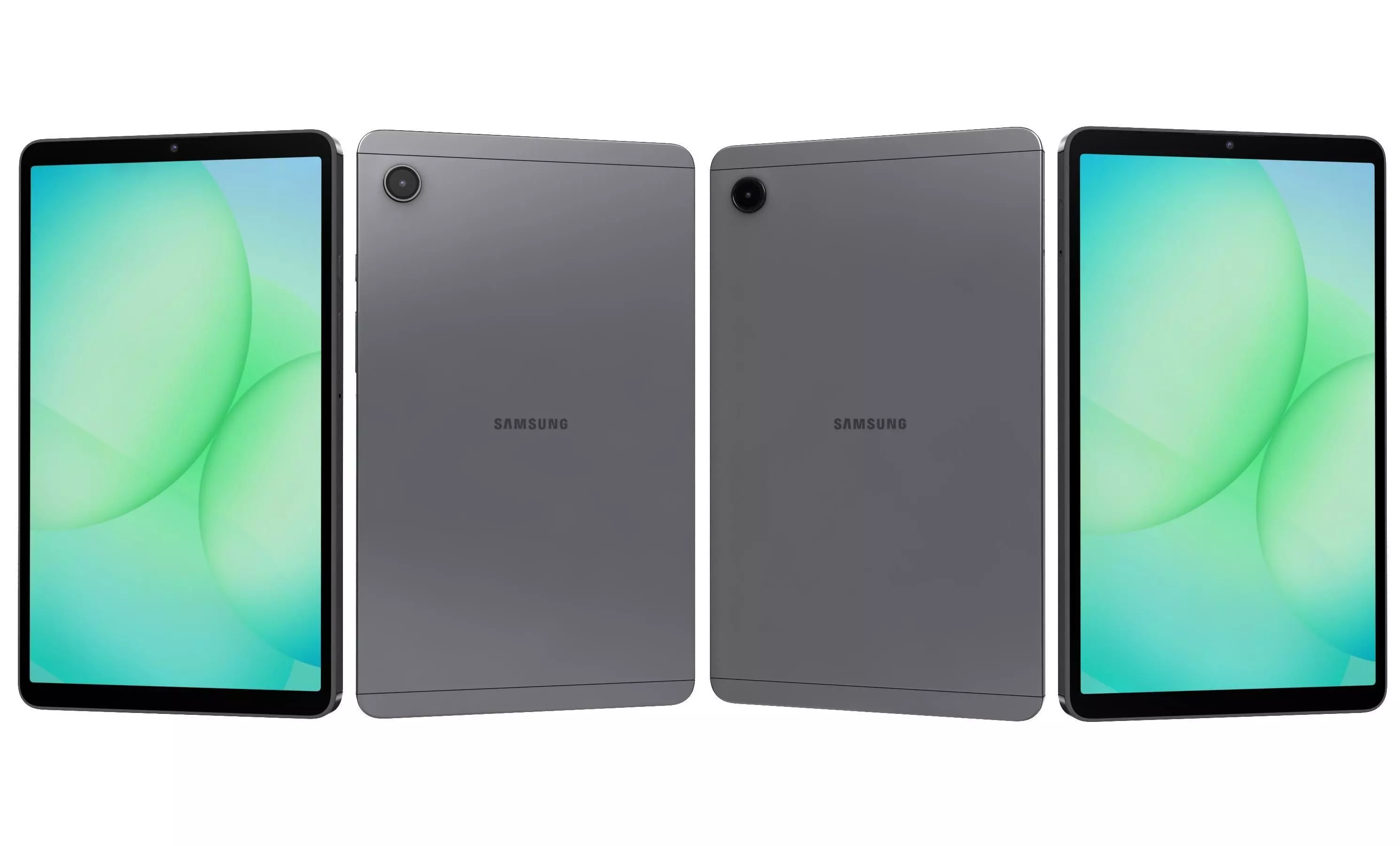 Samsung Galaxy Tab A11 LTE Gray and Silver 3D model_1