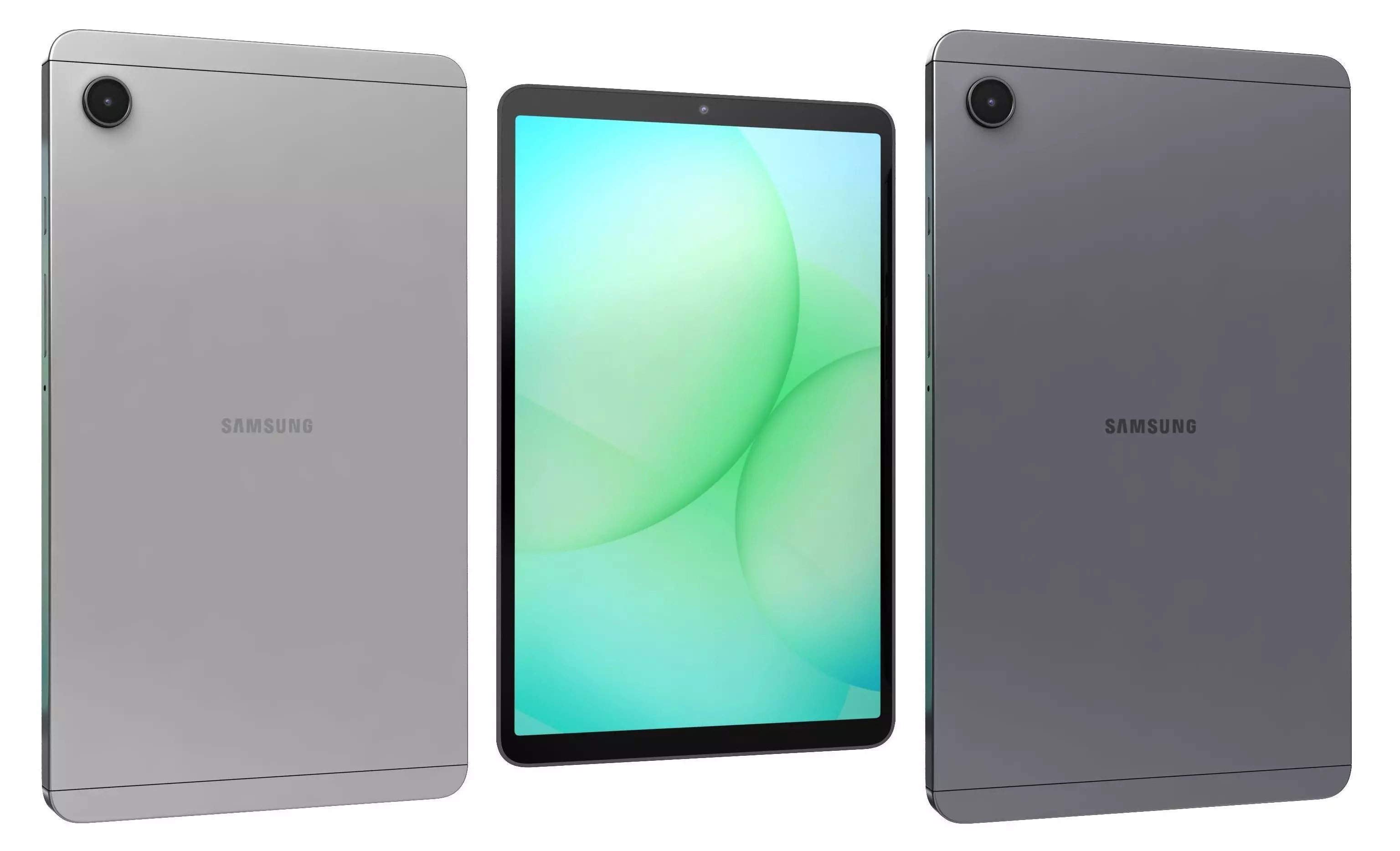 Samsung Galaxy Tab A11 LTE Gray and Silver 3D model_0