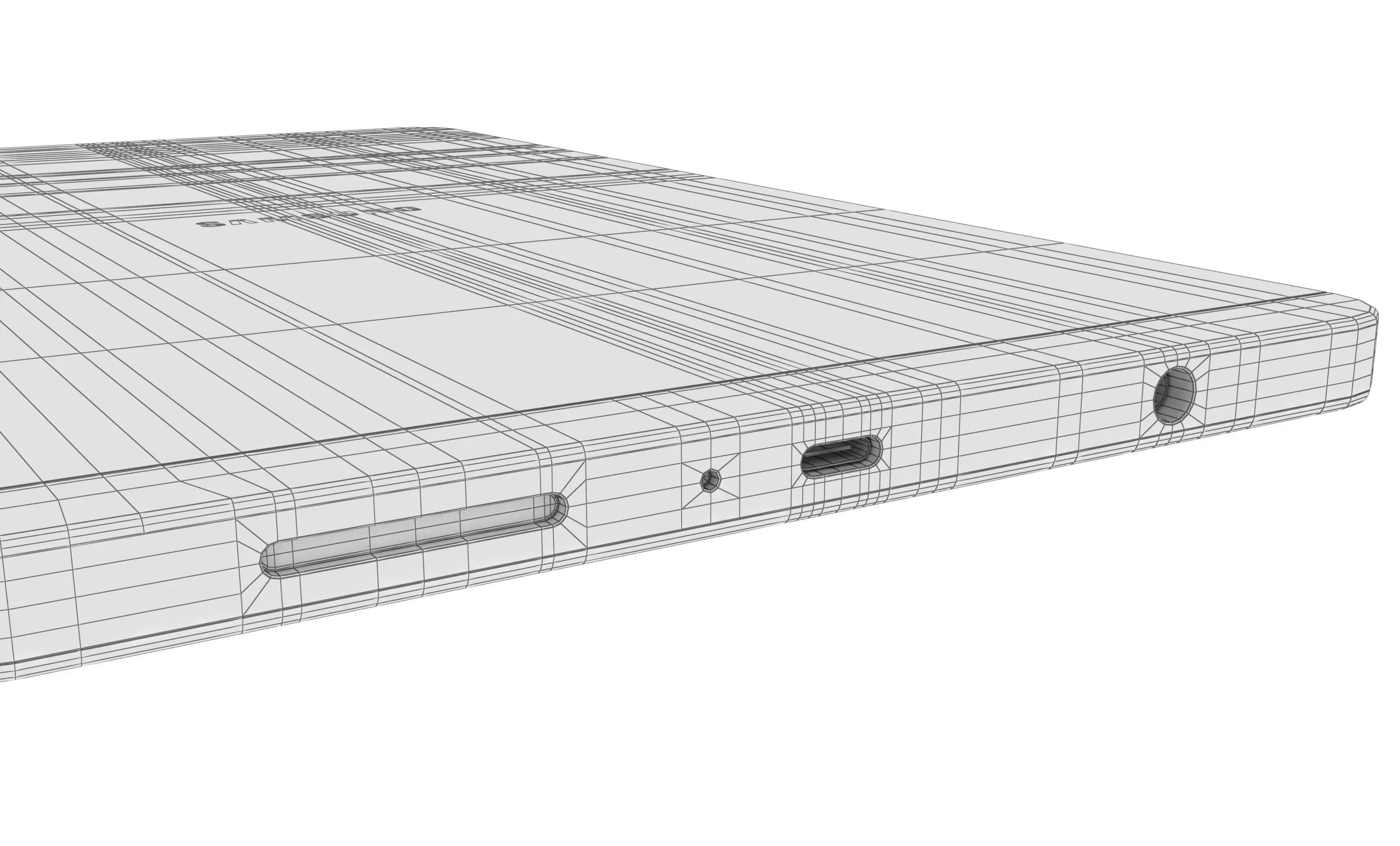 Samsung Galaxy Tab A11 LTE Gray and Silver 3D model_18