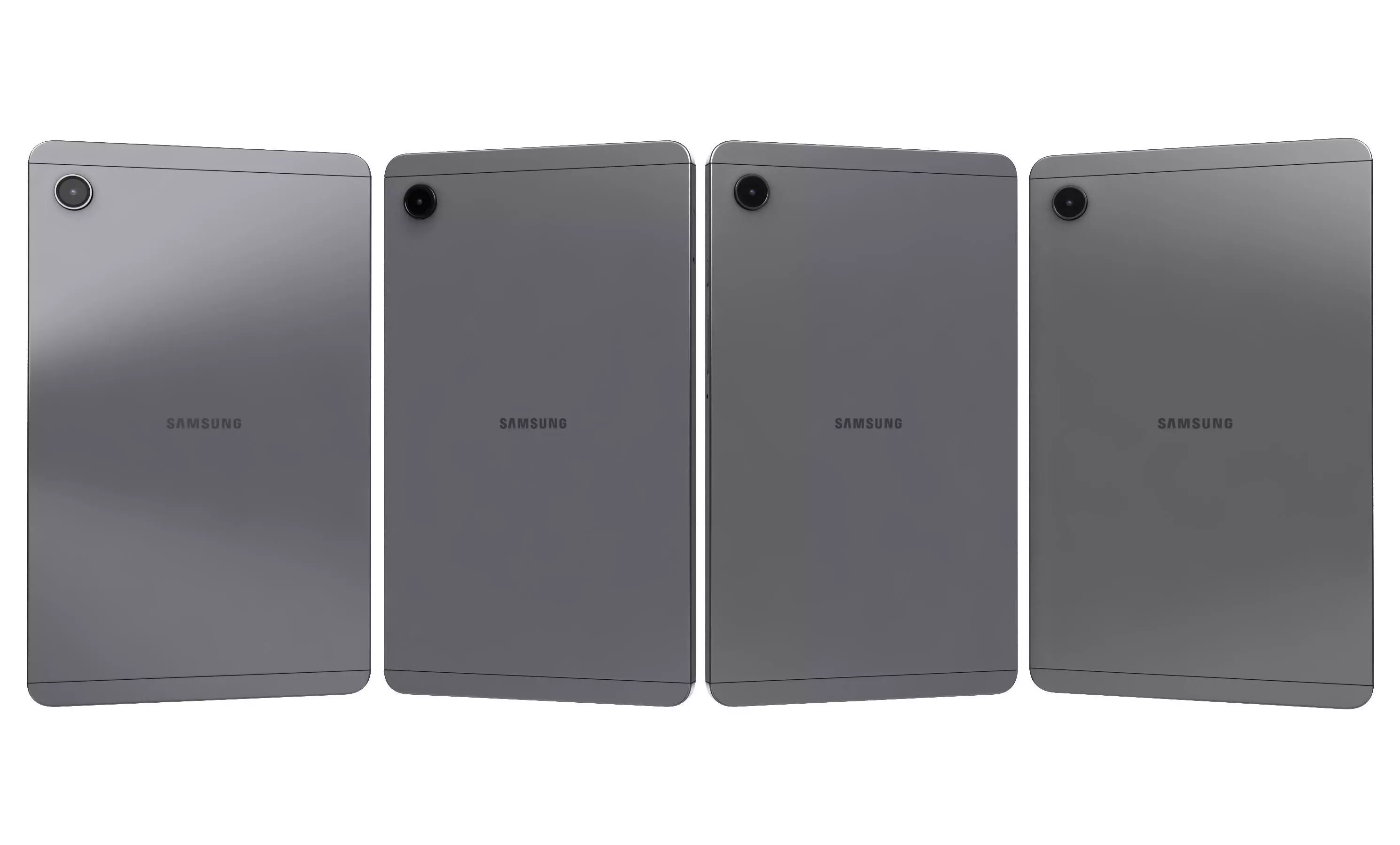 Samsung Galaxy Tab A11 LTE Gray and Silver 3D model_23