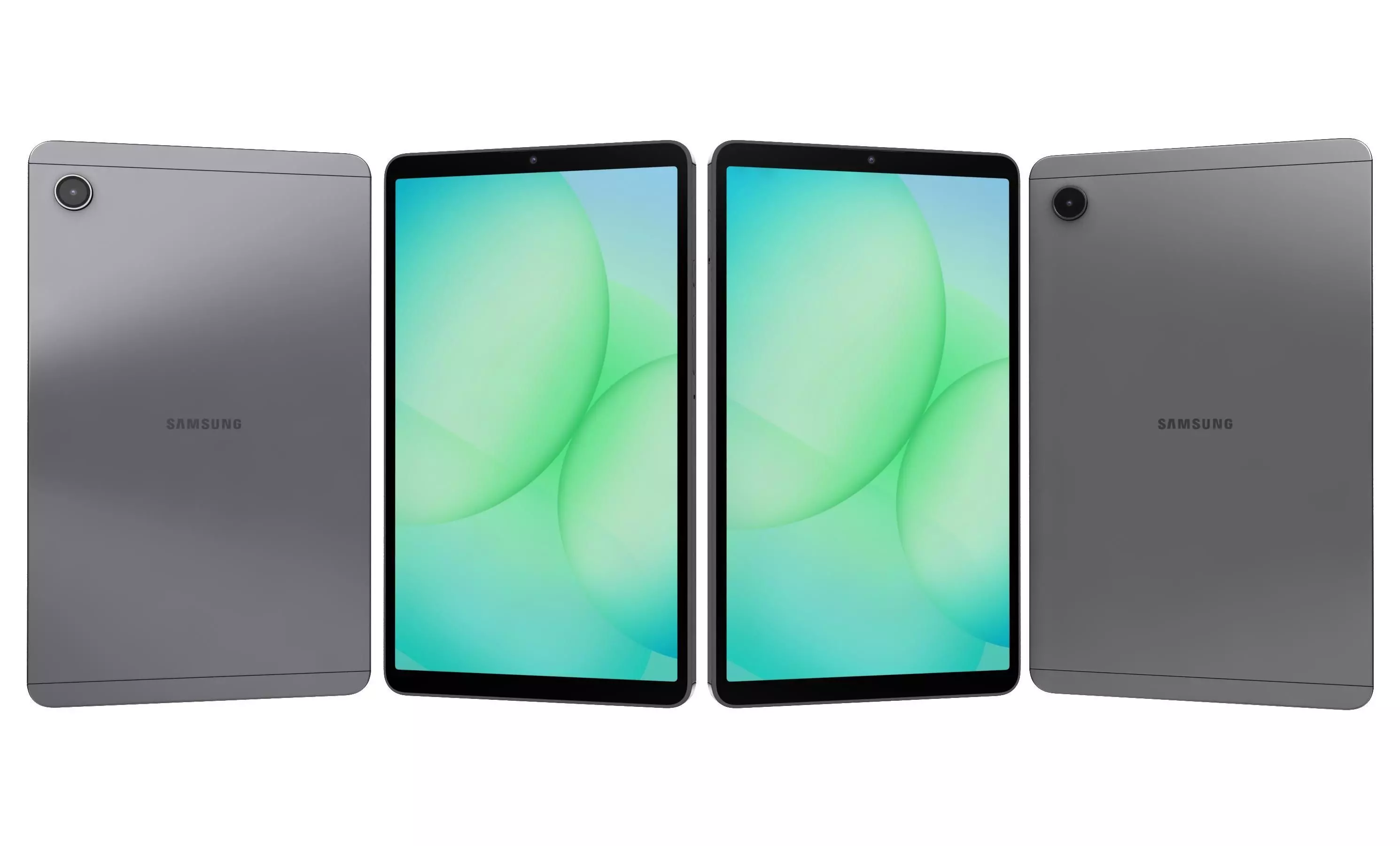 Samsung Galaxy Tab A11 LTE Gray and Silver 3D model_20