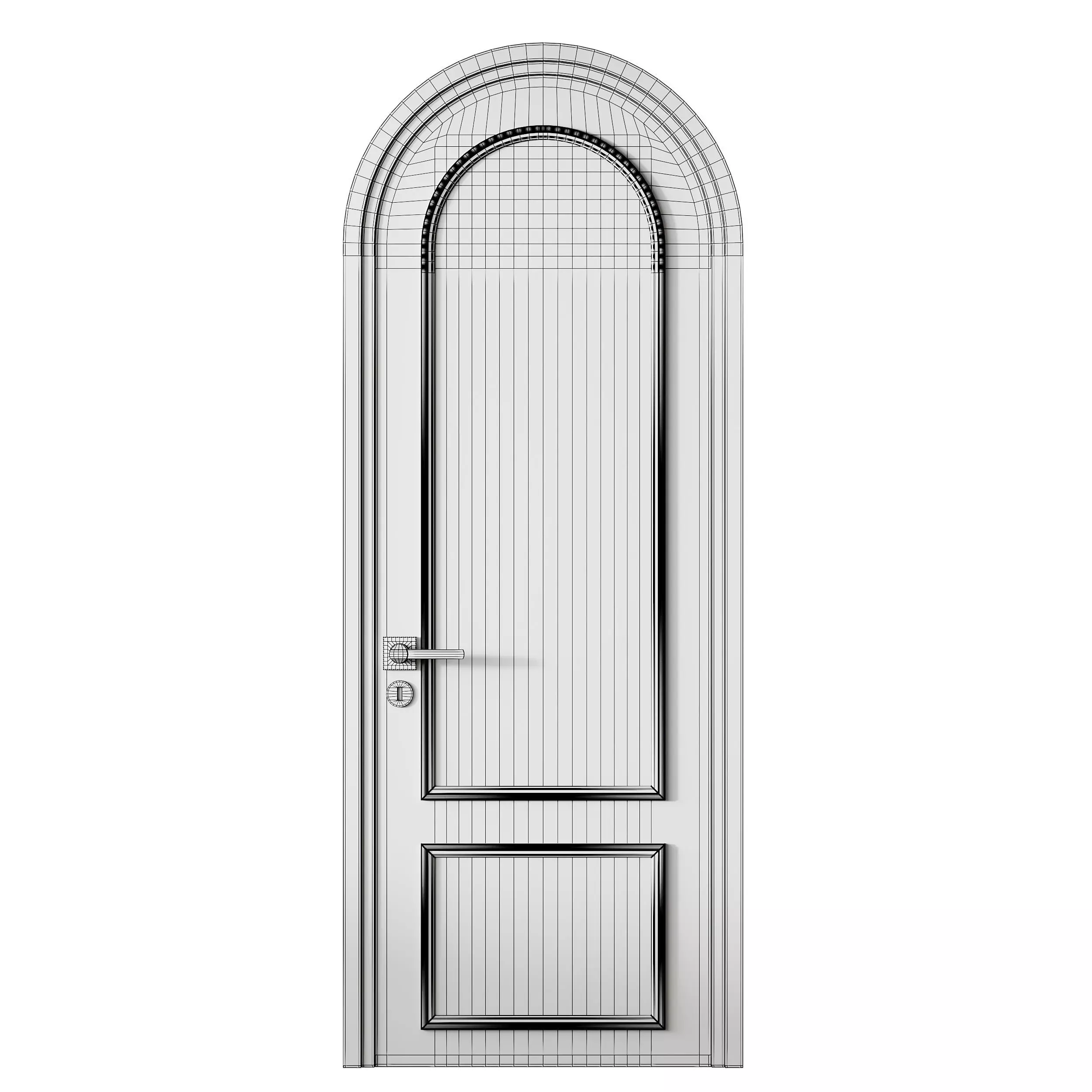 Interior Doors Arc 3D model_13