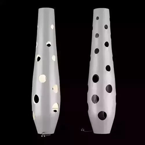 Modern concrete floor lamp