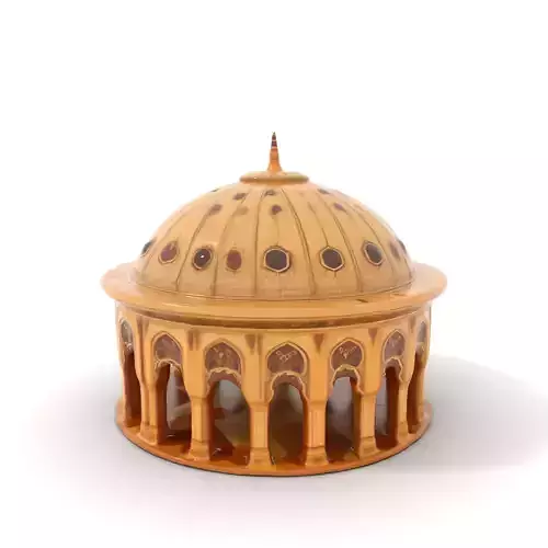 Ornate Dome Pavilion model pack Low-poly 3D model