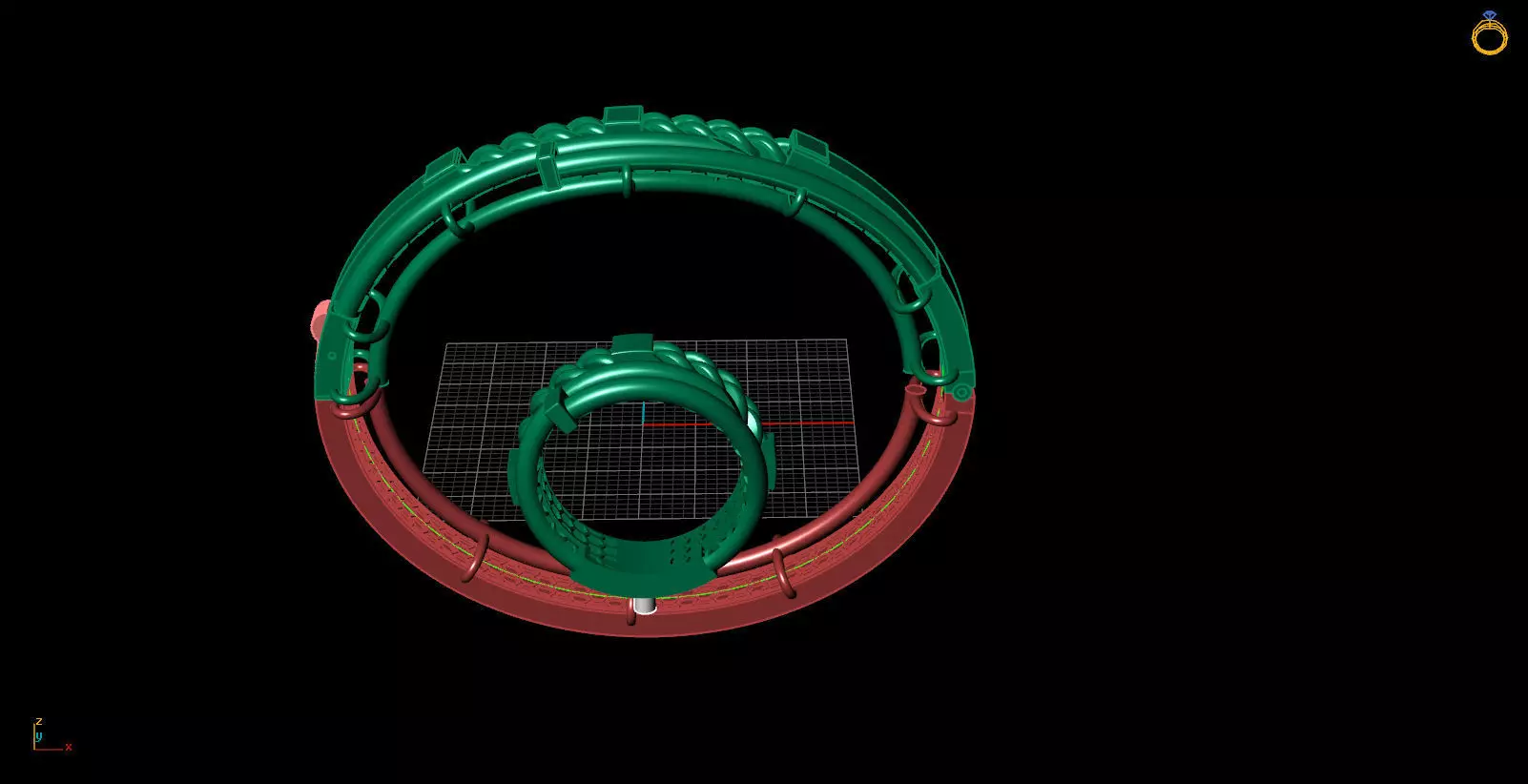 bracelet  3D print model_5