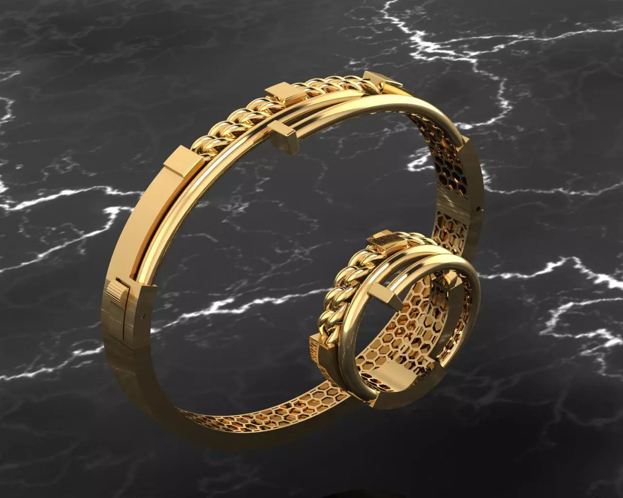 bracelet  3D print model_1