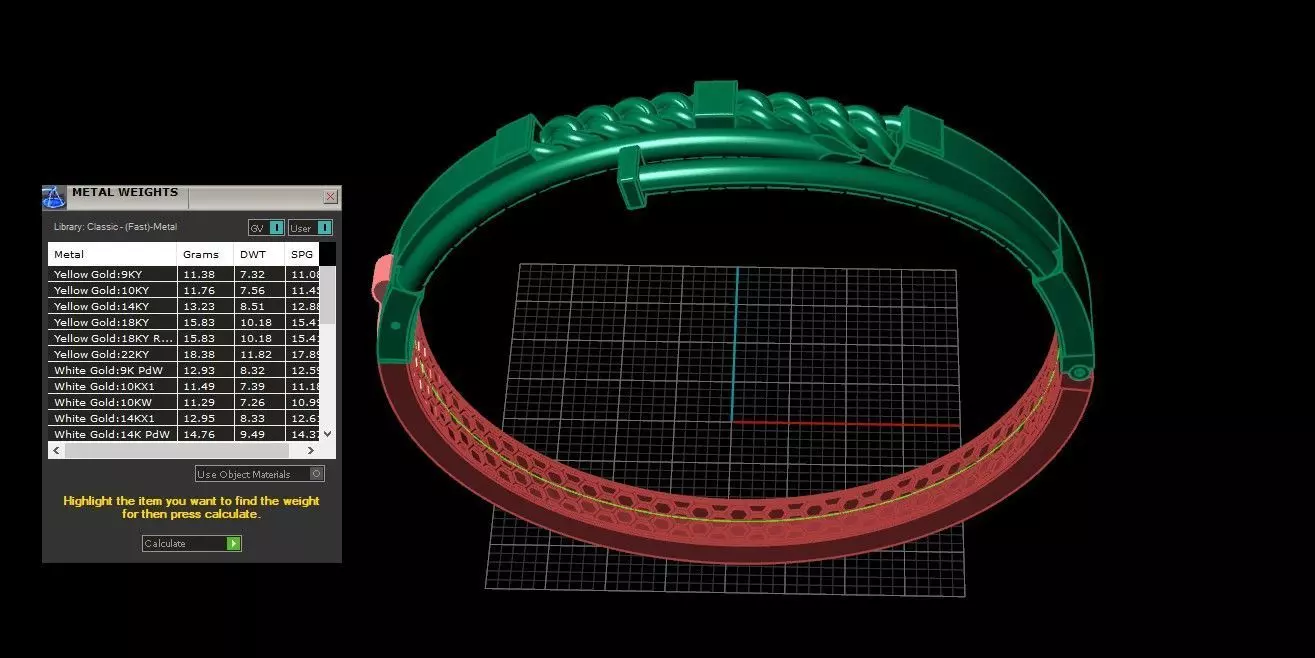 bracelet  3D print model_6